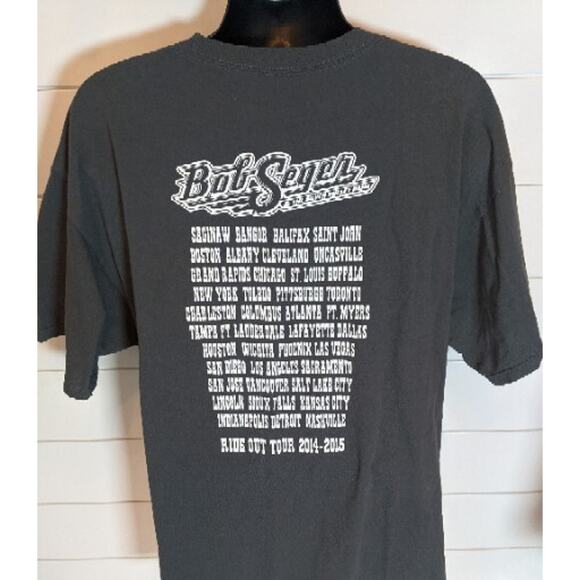 Bob Seger & The Silver Bullet Band Ride out Tour 2014-2015 2XL Tshirt Cotton - Picture 4 of 8